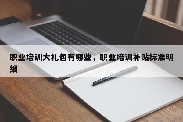 职业培训大礼包有哪些，职业培训补贴标准明细