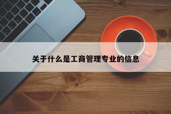 关于什么是工商管理专业的信息